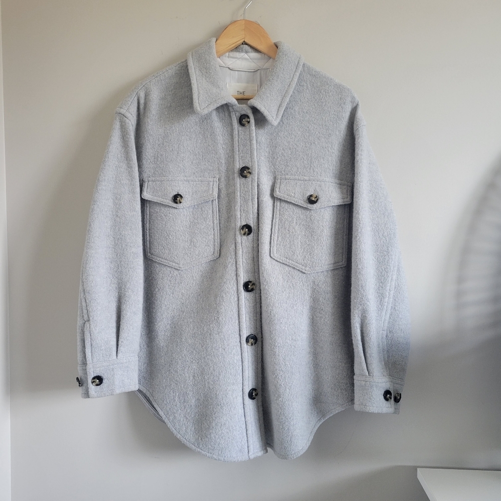 Wilfred Light Gray Utility Jacket